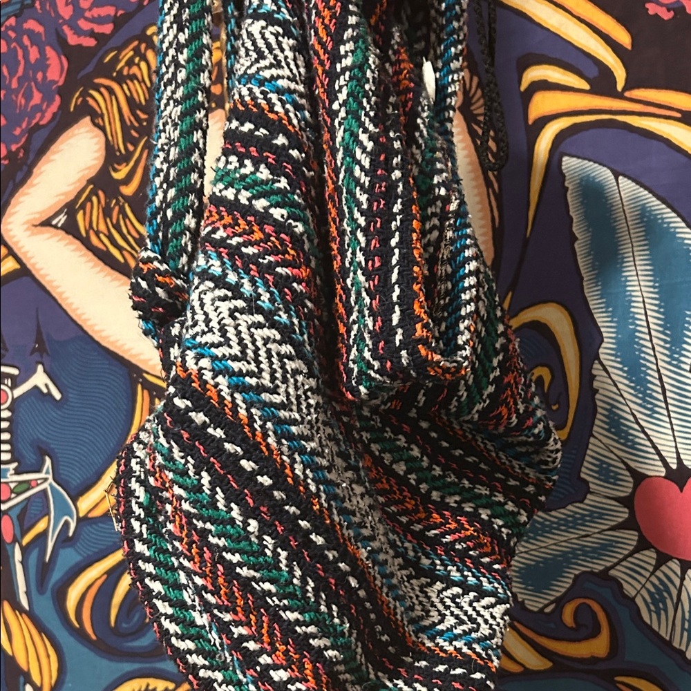 3/$20 Multicolored bucket backpack bag…sleepover bag